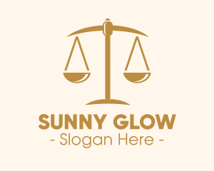 Attorney Lawyer Justice Scales logo design