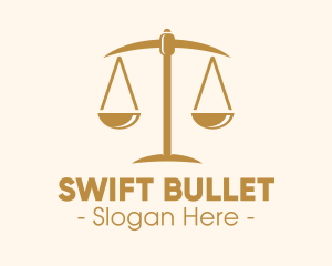 Attorney Lawyer Justice Scales logo design