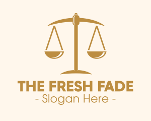 Attorney Lawyer Justice Scales logo design