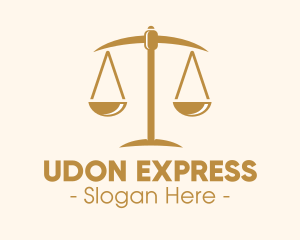 Attorney Lawyer Justice Scales logo design