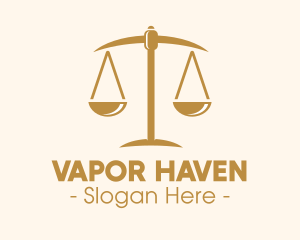 Attorney Lawyer Justice Scales logo design