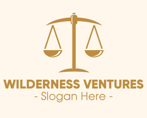 Attorney Lawyer Justice Scales logo design