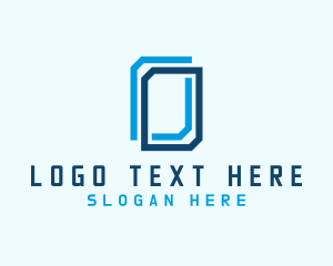 Digital Consulting Frame Letter O Logo