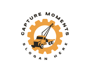 Tow Truck Crane Logo