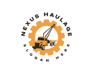 Tow Truck Crane logo design