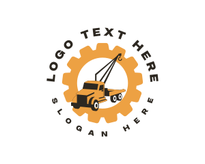 Crane - Tow Truck Crane logo design