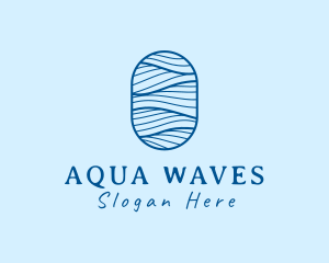 Professional Oval Waves logo design