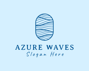 Professional Oval Waves logo design