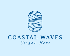 Professional Oval Waves logo design