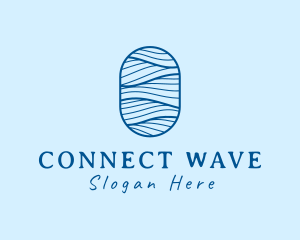 Professional Oval Waves logo design