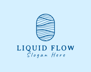 Professional Oval Waves logo design