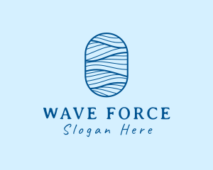 Professional Oval Waves logo design