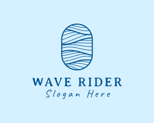 Professional Oval Waves logo design