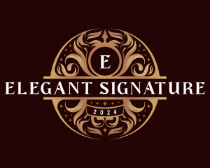 Decorative Elegant Ornament logo design