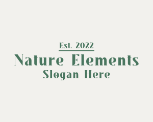 Organic Natural Health  logo design