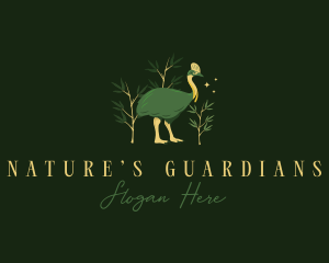 Australian Cassowary Bird logo