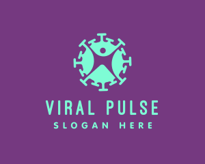 Virus Infected Person  logo