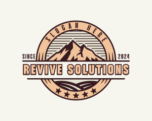 Peak Summit Mountain Logo