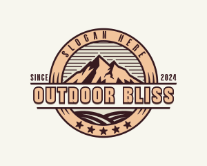 Peak Summit Mountain logo design