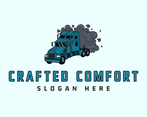 Smoke Freight Truck Logo