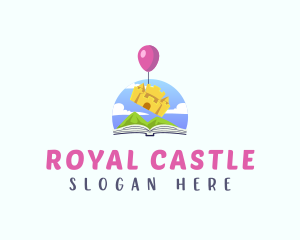 Castle Balloon Book logo design