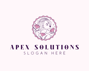 Beauty Floral Model logo design