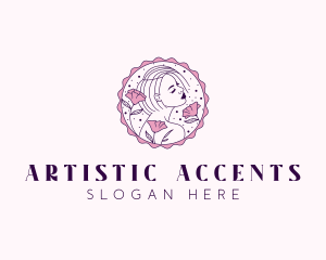 Beauty Floral Model logo design