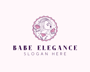 Beauty Floral Model logo design