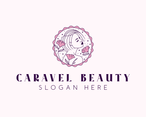 Beauty Floral Model logo design