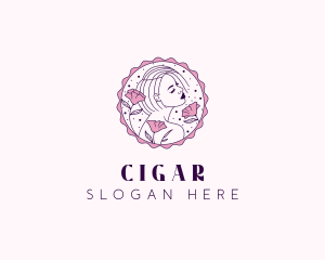 Beauty Floral Model logo design