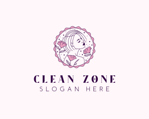 Beauty Floral Model logo design