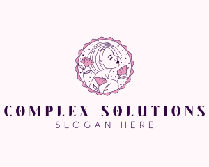 Beauty Floral Model logo design