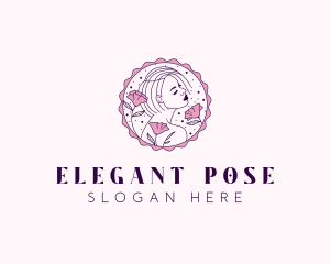 Beauty Floral Model logo design