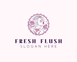 Beauty Floral Model logo design