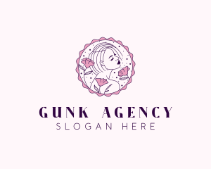 Beauty Floral Model logo design