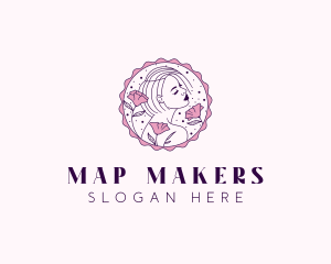 Beauty Floral Model logo design