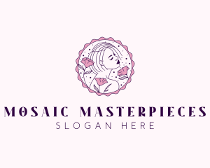 Beauty Floral Model logo design