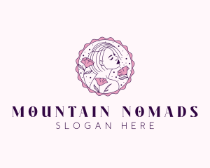 Beauty Floral Model logo design