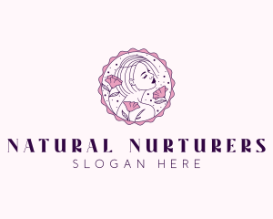 Beauty Floral Model logo design