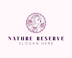 Beauty Floral Model logo design