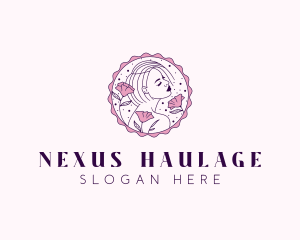 Beauty Floral Model logo design