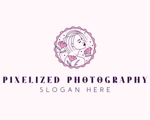 Beauty Floral Model logo design