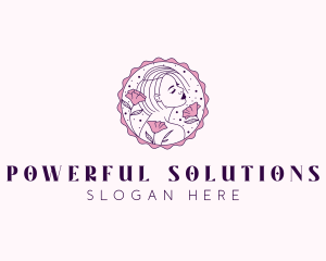 Beauty Floral Model logo design