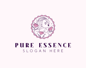 Beauty Floral Model logo design