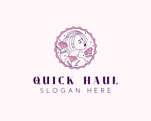 Beauty Floral Model logo design