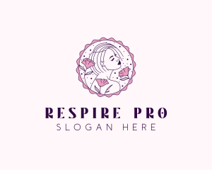 Beauty Floral Model logo design