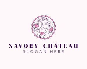 Beauty Floral Model logo design