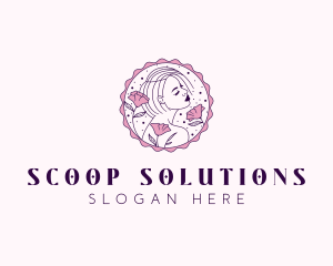 Beauty Floral Model logo design