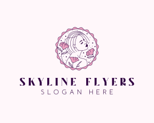 Beauty Floral Model logo design