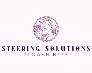 Beauty Floral Model logo design